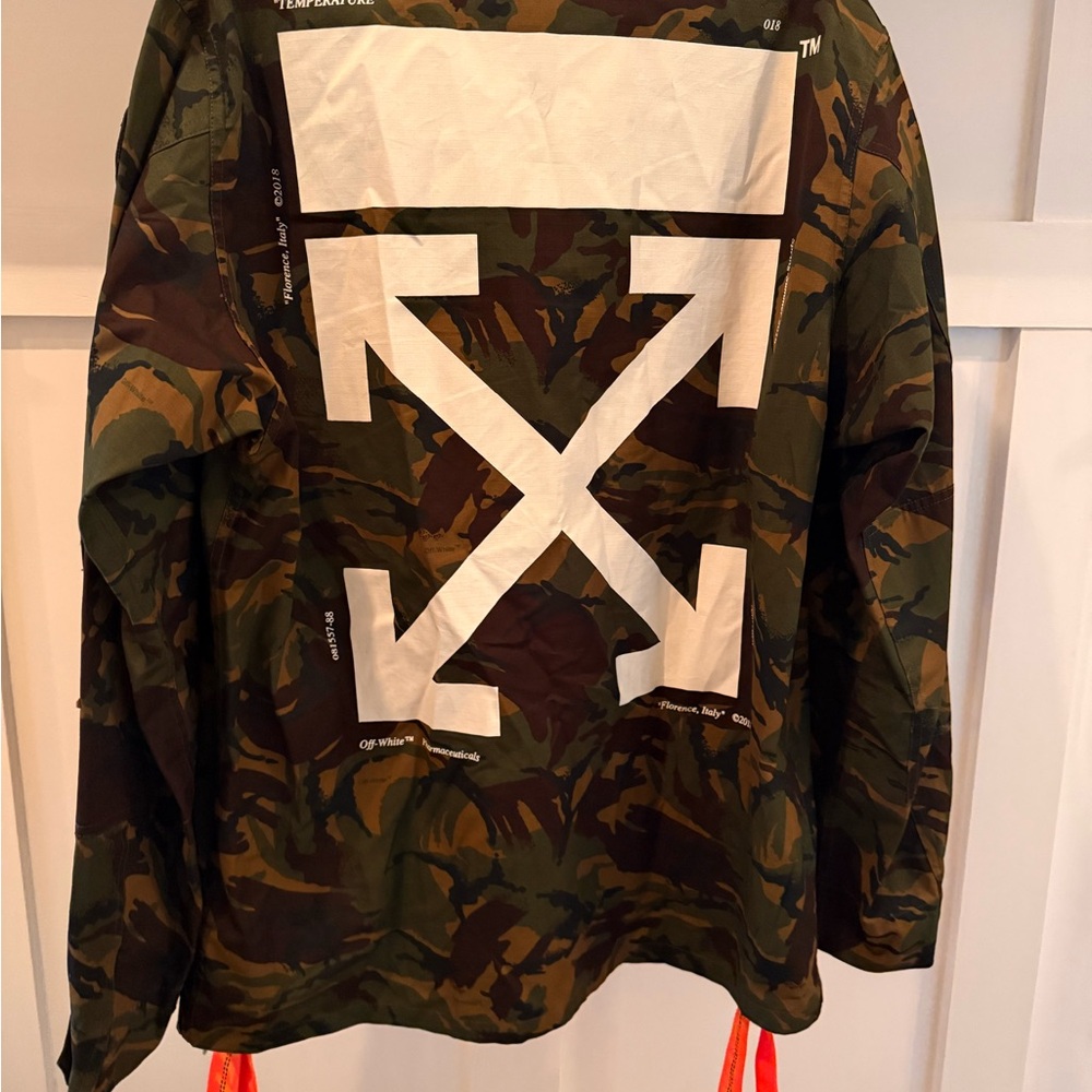 Off-White Multicolor Camouflage Jacket - image 2